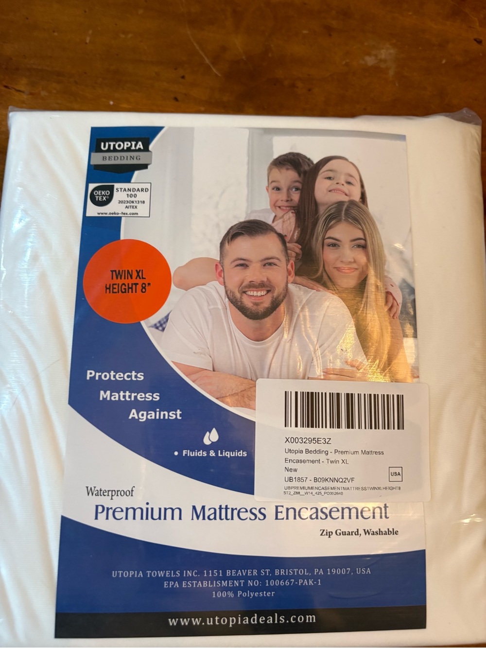 Utopia Bedding White Waterproof Premium Mattress Encasement - Twin XL
